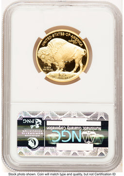 2008-W Proof Gold Buffalo 1/2 oz Top 50 Most Popular Modern Coins Label NGC PF70
