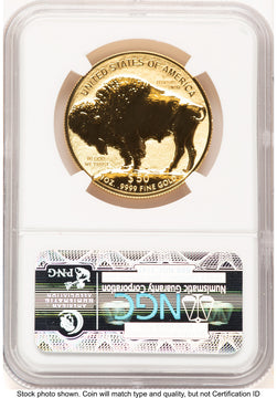 2013-W Reverse Proof Gold Buffalo 1 oz Chicago ANA Bison Label NGC PF70