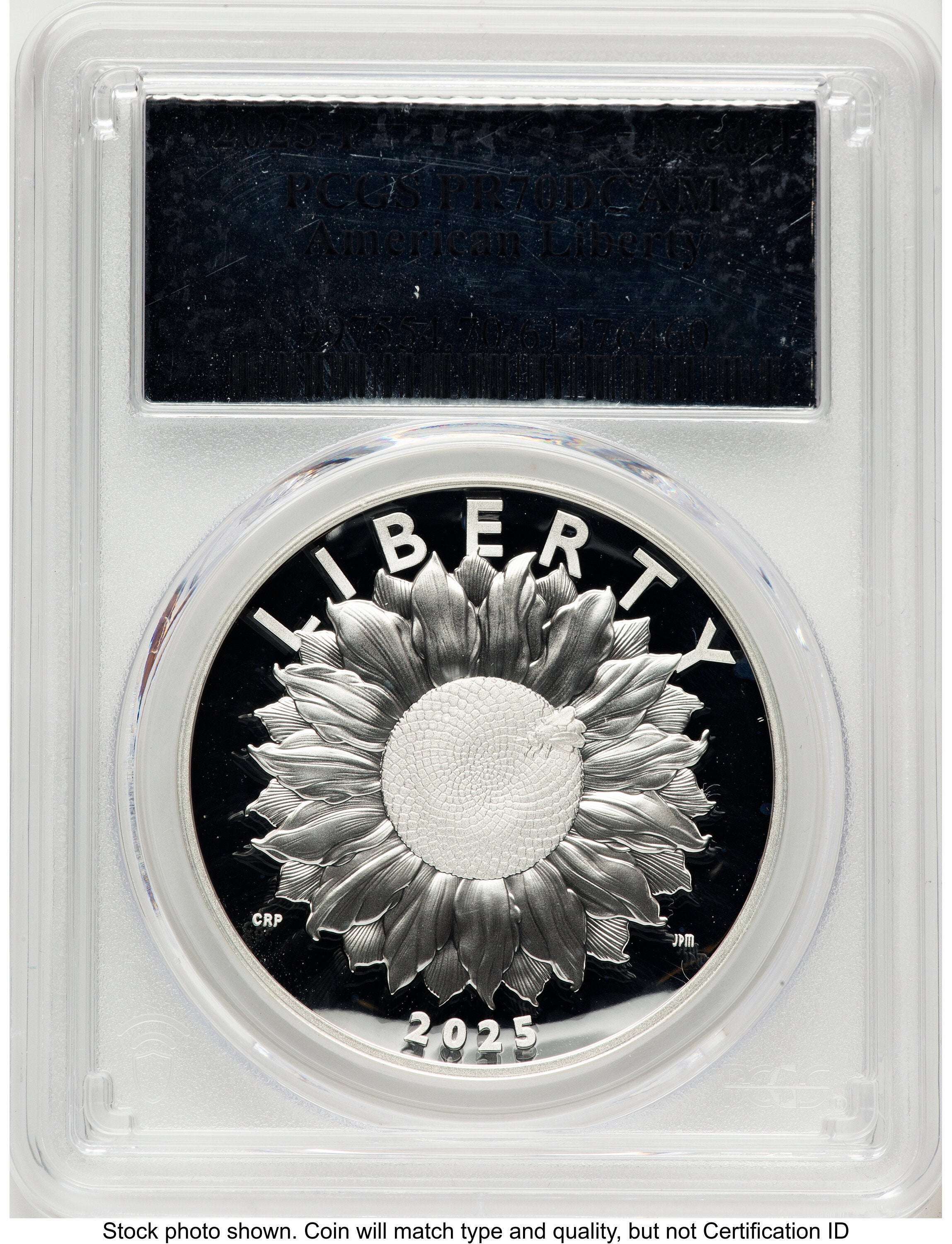 2025-P Silver American Liberty High Relief Medal Silver Foil