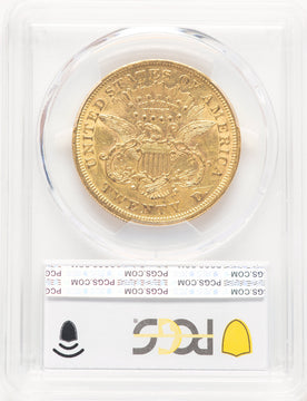 1869 $20 Liberty Double Eagle PCGS AU58 (521828028)