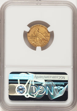 1911-D $2.50 WEAK D Indian Quarter Eagle NGC AU55 (521830030)