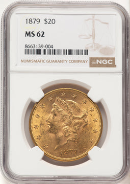 1879 $20 Liberty Double Eagle NGC MS62 (521834008)
