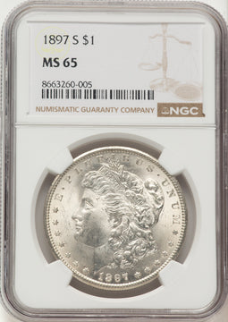 1897-S Morgan Dollar NGC MS65
