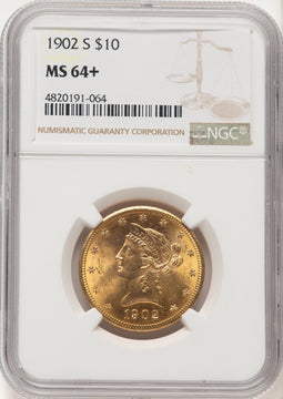 1902-S $10 Liberty Eagle NGC MS64+ (521987245)