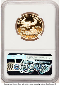 2013-W Proof Gold Eagle 1/2 oz NGC PF70 Ed Moy