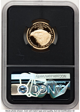 2021-W Type 2 Proof Gold Eagle 1/4 oz FDI Jennie NGC PF70 Norris