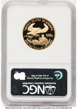 2007-W Proof Gold Eagle 1/2 oz American Liberty Series Label NGC PF70