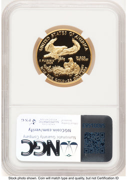 1989-P Proof Gold Eagle 1/2 oz Brown Label NGC PF70 (522240257)