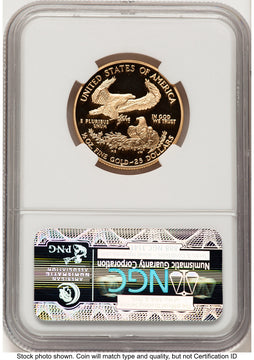 2004-W Proof Gold Eagle 1/2 oz Brown Label NGC PF70