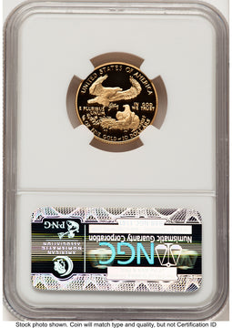 1991-P Proof Gold Eagle 1/4 oz Brown Label NGC PF70