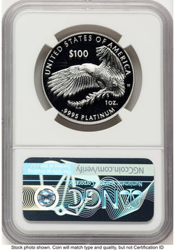 2019-W Proof Platinum Eagle 1 oz Don Everhart NGC PF70