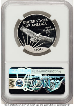 2017-W Proof Platinum Eagle 1 oz Don Everhart NGC PF70