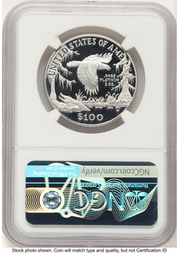 1999-W Proof Platinum Eagle 1 oz Don Everhart NGC PF70