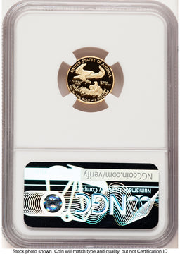 2011-W Proof Gold Eagle 1/10 oz Brown Label NGC PF70