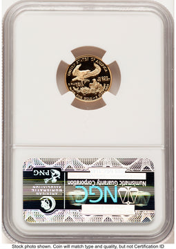 2004-W Proof Gold Eagle 1/10 oz Brown Label NGC PF70