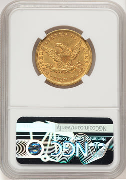 1853 $10 Liberty Eagle NGC AU55 (522470021)