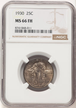 1930 25C FH Standing Liberty Quarter NGC MS66 (522470027)