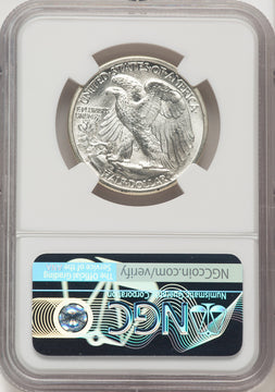 1941-D 50C Walking Liberty Half Dollar NGC MS67