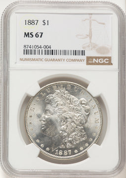1887 Morgan Dollar NGC MS67 (522479030)