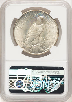 1934 Peace Dollar NGC MS66+