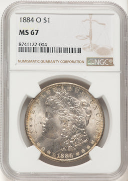 1884-O Morgan Dollar NGC MS67 (522479059)