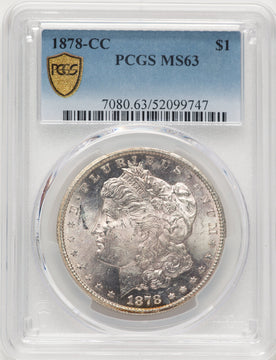 1878-CC Morgan Dollar PCGS MS63