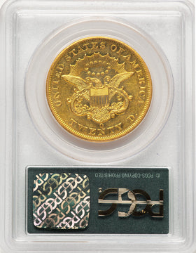1860-O $20 Liberty Double Eagle PCGS AU50