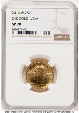 2016-W 25C Standing Liberty 100th Anniversary Gold Centennial Brown Label NGC MS70 2016-W 25C Standing Liberty 100th Anniversary Gold Centennial Brown Label NGC MS70
