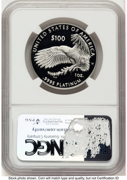 2024-W Proof Platinum Eagle 1 oz Brown Label NGC PF70
