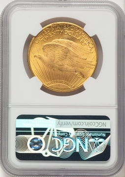 1924 $20 Saint Saint-Gaudens Double Eagle NGC MS66+