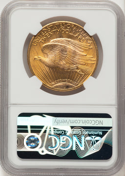 1924 $20 Saint Saint-Gaudens Double Eagle NGC MS66+