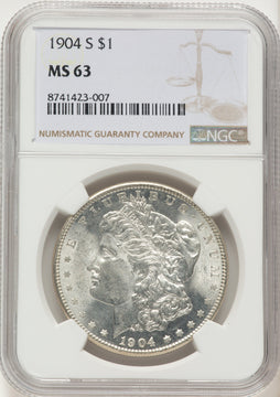 1904-S Morgan Dollar NGC MS63