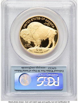 2009-W Proof Gold Buffalo 1 oz FS Bison Label PCGS PR70