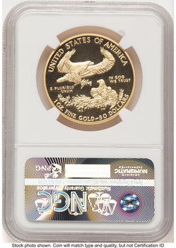 2015-W Proof Gold Eagle 1 oz Brown Label NGC PF70