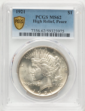 1921 Peace Peace Dollar PCGS MS62 1921 Peace Peace Dollar PCGS MS62