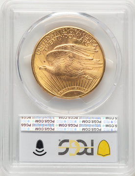 1923-D $20 CAC Saint-Gaudens Double Eagle PCGS MS65+