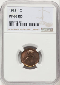 1912 1C RD Proof Lincoln Cent NGC PR66 1912 1C RD Proof Lincoln Cent NGC PR66