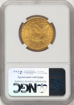 1903-O $10 Brown Label Liberty Eagle NGC MS62