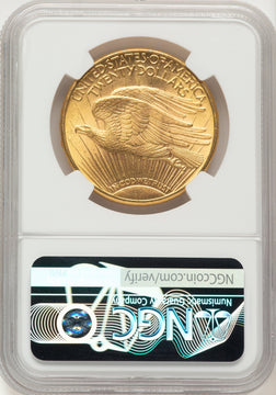 1915-S $20 Saint-Gaudens Double Eagle NGC MS64+