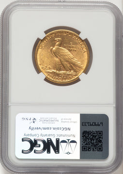 1908-D $10 NO MOTTO Indian Eagle NGC MS62