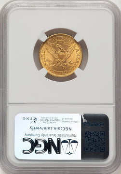 1899 $5 Liberty Half Eagle NGC MS64+