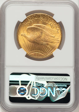 1911-S $20 Saint-Gaudens Double Eagle NGC MS64