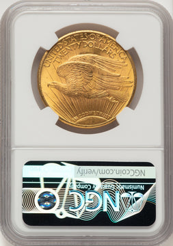 1925 $20 Saint-Gaudens Double Eagle NGC MS65
