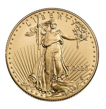 2025 1/10 oz American Gold Eagle Coin BU
