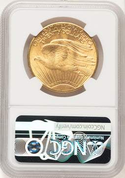 1916-S $20 Saint-Gaudens Double Eagle NGC MS65