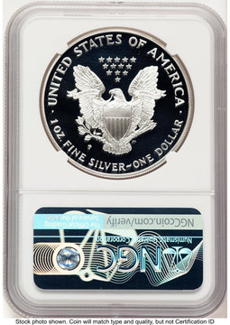 1998-P Proof Silver Eagle 1 oz Mike Castle NGC PF70