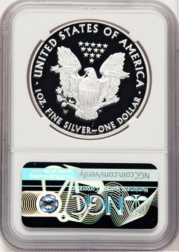 2014-W Proof Silver Eagle 1 oz Thomas Uram NGC PF70