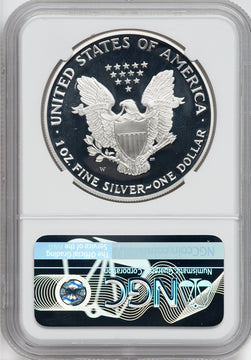 1995-W $1 Proof Silver Eagle NGC PF70 Ultra Cameo Mercanti Signed