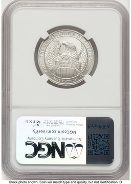 2007-W Burnished Platinum Eagle 1/2 oz Brown Label NGC MS70