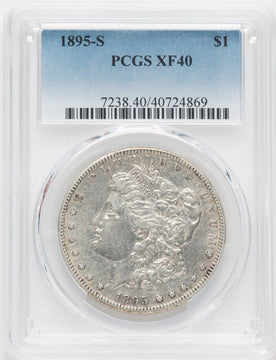 1895-S $1 Morgan Dollar PCGS XF40